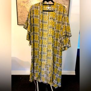 •Patterned Long Cover Up